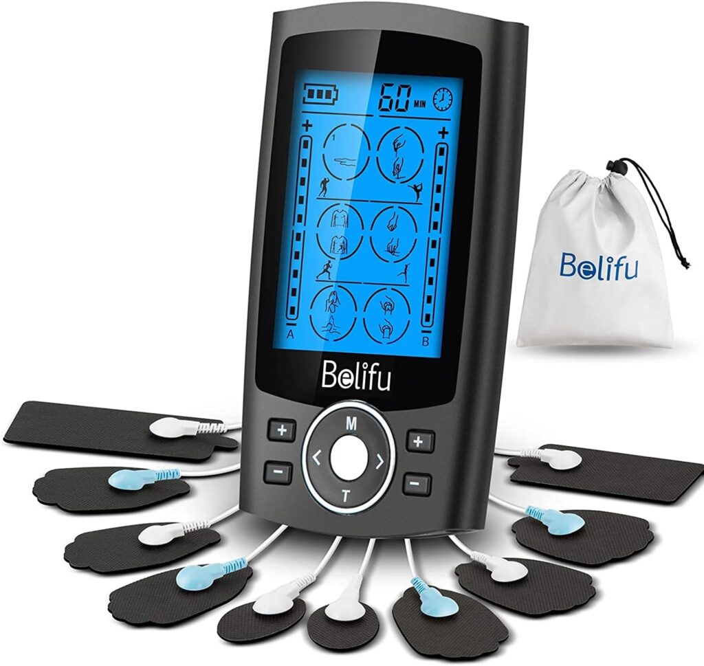 Review of Belifu Dual Channel TENS EMS Unit – 24 Modes Muscle Stimulator