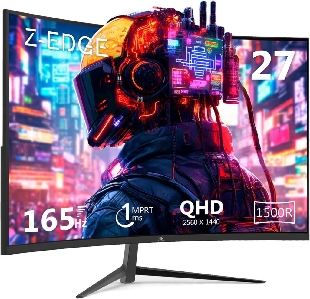 Z-Edge 27-Inch QHD Curved Gaming Monitor Review — Immersive Performance Meets Sleek Design