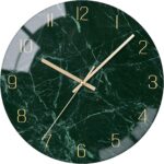 VIKMARI Glass Wall Clock (Dark Green) Review — A Perfect Blend of Silence, Style, and Precision