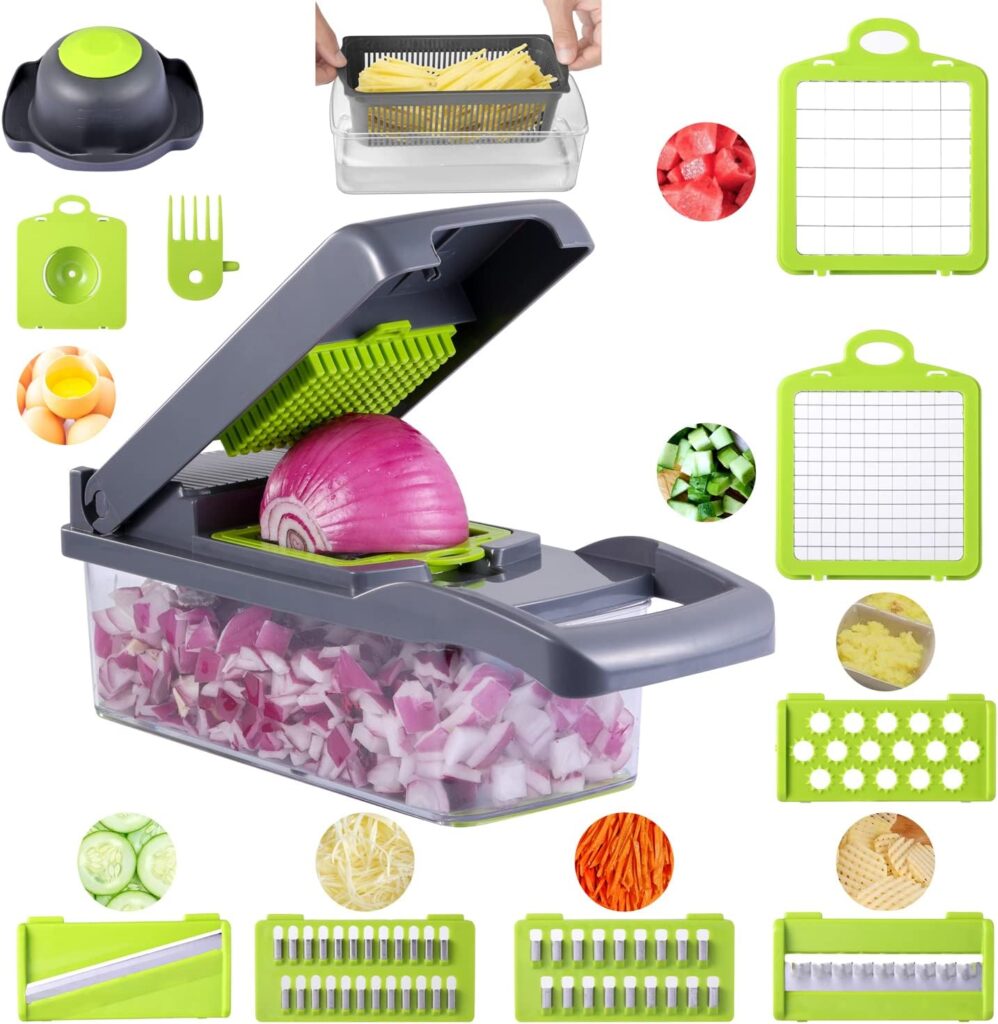 DUMAO 12-in-1 Vegetable Chopper Review — The Ultimate Kitchen Time-Saver